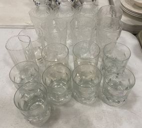 Group of Glass Cups