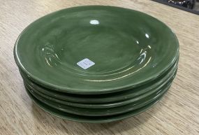 Set of 6 Hand Painted Erybarn Sausalito Dinner Plates