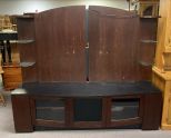 Large Pressed Wood TV Stand