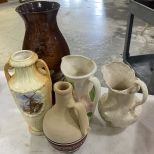 Group of Ceramic Pottery Pitchers