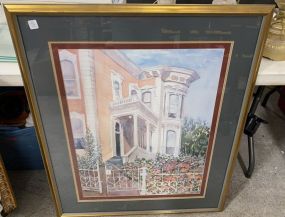 D Bradley Watercolor Print of Home