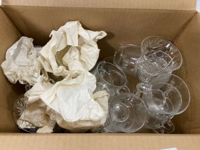 Group of Clear Glass Punch Cups