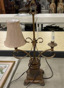 Metal Decorative Two Arm Table Lamp