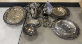 Group of Silver Plate Serving Pieces