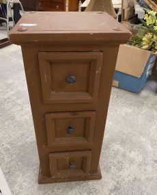Hand Crafted Wood Pedestal Stand