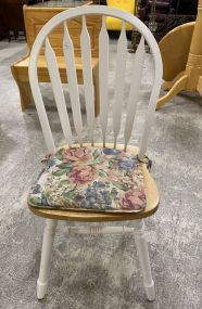 Modern White Painted Windsor Chair