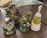 Group of Collectible Snow Globes