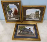 Three Signed Giclee Prints Framed