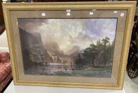 Large Landscape with Elf Scene Print