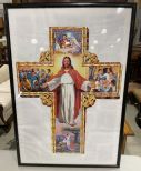 Framed Puzzle of Jesus on The Cross