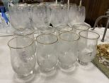 Gold Rimmed Stemware