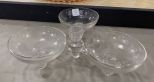Glass Centerpiece Candle Holder with 3 Detachable Glass Bowl Dishes