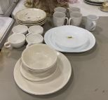 Grouping of Porcelain China Tea and Coffee Cups, Bowls, Plates