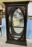 Black Tole Painted Curio Cabinet