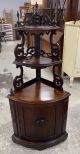 Antique Corner Etagere