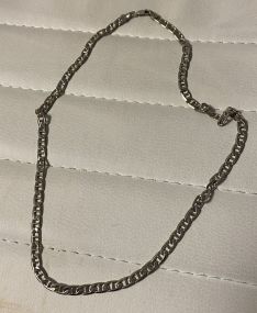 ( No Ship out of State) 14 Kt White Gold Chain