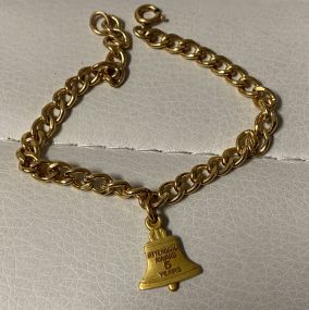 1/10 10K Gold Charm Bracelet