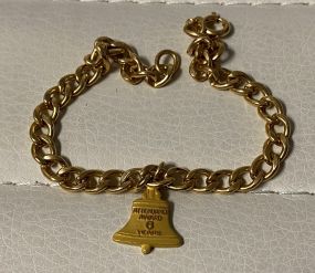 1/10 10K Gold Charm Bracelet