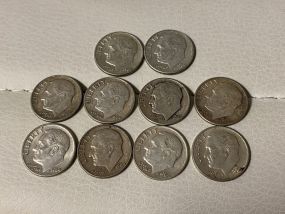 10 1964 Silver Dimes