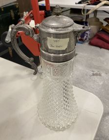 Silver Plate Carafe Pitcher