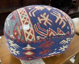 Tinnin Oriental Carpet Wool Footstool