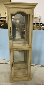 Distressed Finish Curio Cabinet