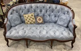 Antique French Style Parlor Settee