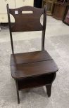 Pine Primitive Style Kitchen Chair