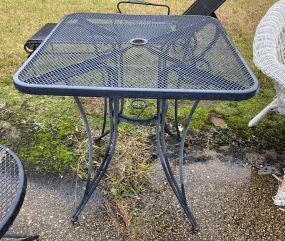 Small Iron Patio Table