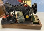 Antique Portable Singer Sewing Machine