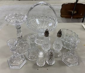 Group of Pressed Glass Pieces