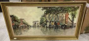 Framed Print of Champs-Elysees