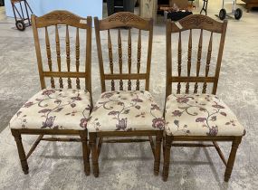 Set of 3 Spindle Back Chairs