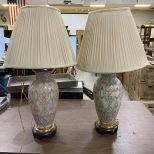 Pair of Asian Style Ceramic Table Lamps