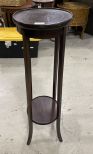 Antique Mahogany Plant Stand