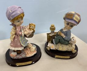 Pair of Rich Collection Gentili Figurines
