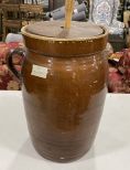 Stoneware Crock Butter Churn