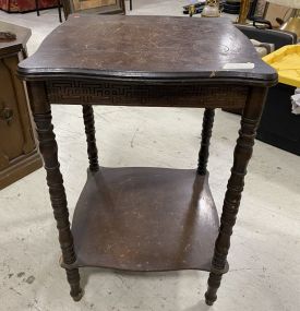 Mahogany Depression Era Side Table