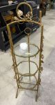 Gold Gilt Leaf Metal Stand