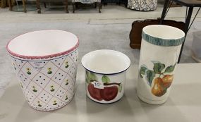Portugal Bowl, and Porcelain Vases