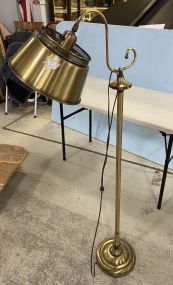 Vintage Brass Floor Lamp