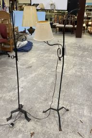 Pair of Colonial Style Floor Lamps