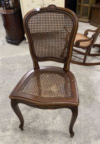 French Style Caned Side Chair