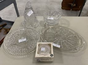 Group of Pressed Glass Pieces