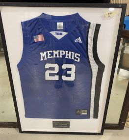 Signed University of Memphis Men's Basketball Jersey 2008