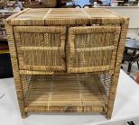 Wicker Style Side Table