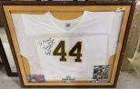 Framed Signed Ray Guy Jersey