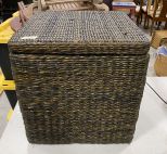 Woven Storage Ottoman