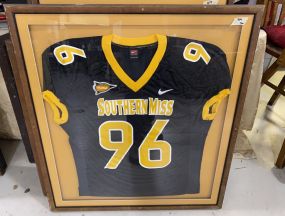 Southern Miss Framed Football Jersey