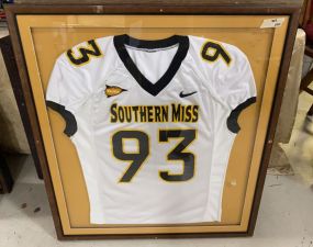 Southern Miss Framed Football Jersey